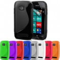 cover nokia lumia 710 gommata , disponibile in tutti i colori
